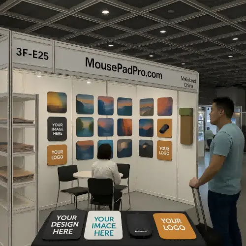Mouse Pad Booth Picture
